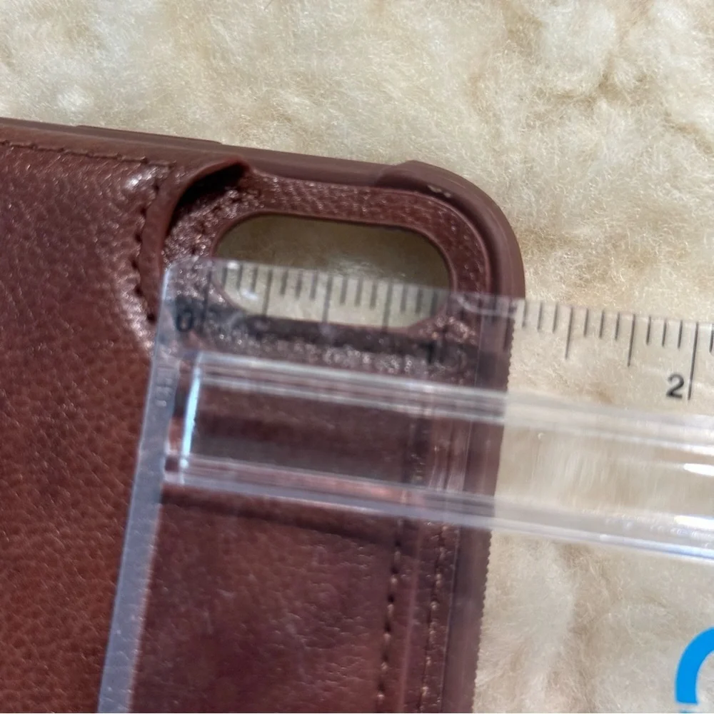Brown Leather Phone Case